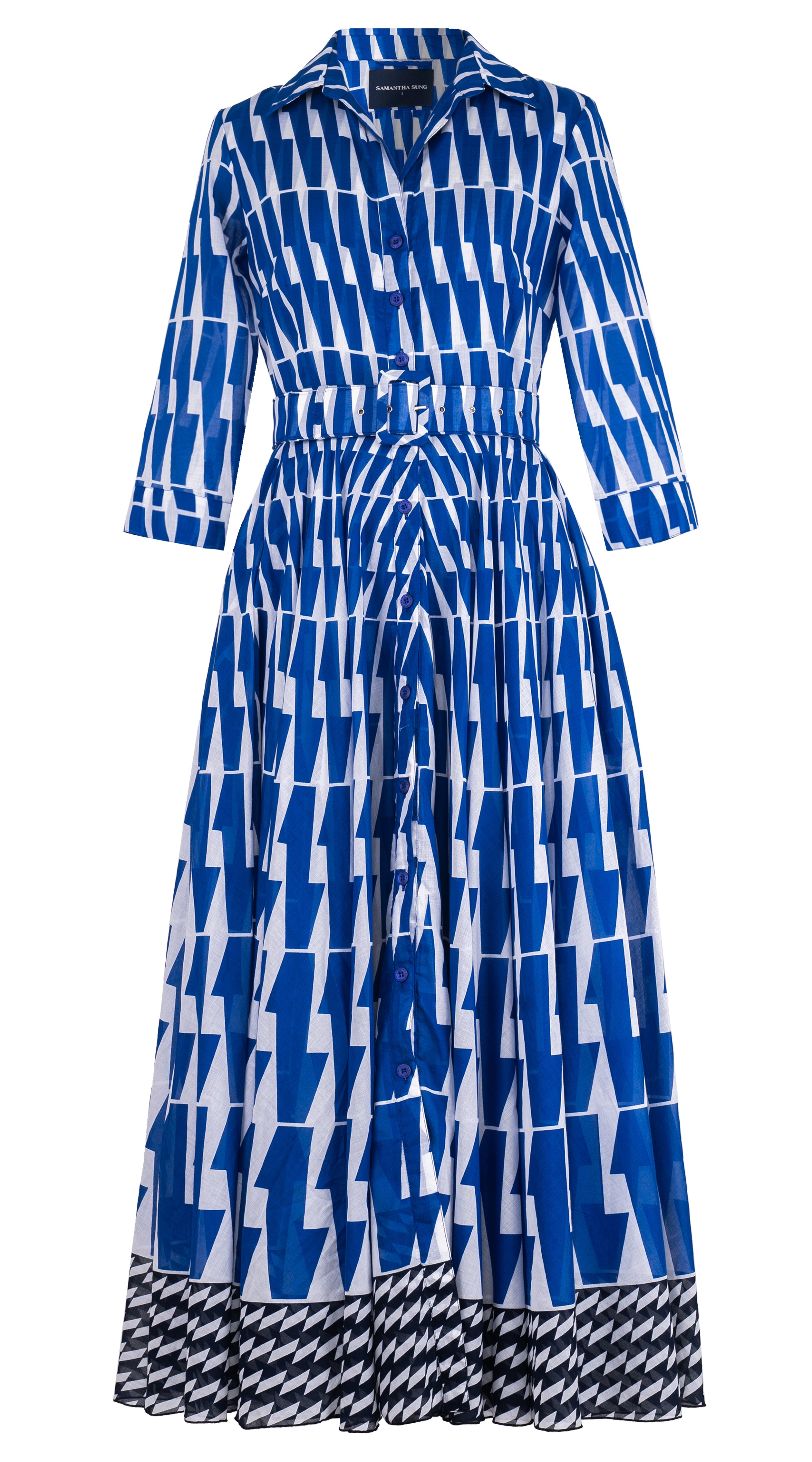 ワンピース SAMANTHA SUNG SS25 Dresses (ASTER SAFARI COBALT BLUE) Samantha Sung Dresses Blue from Samantha Sung exclusive at