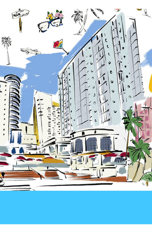 Aster Dress Crew Neck Sleeveless Midi Length Cotton Musola (Monaco White)