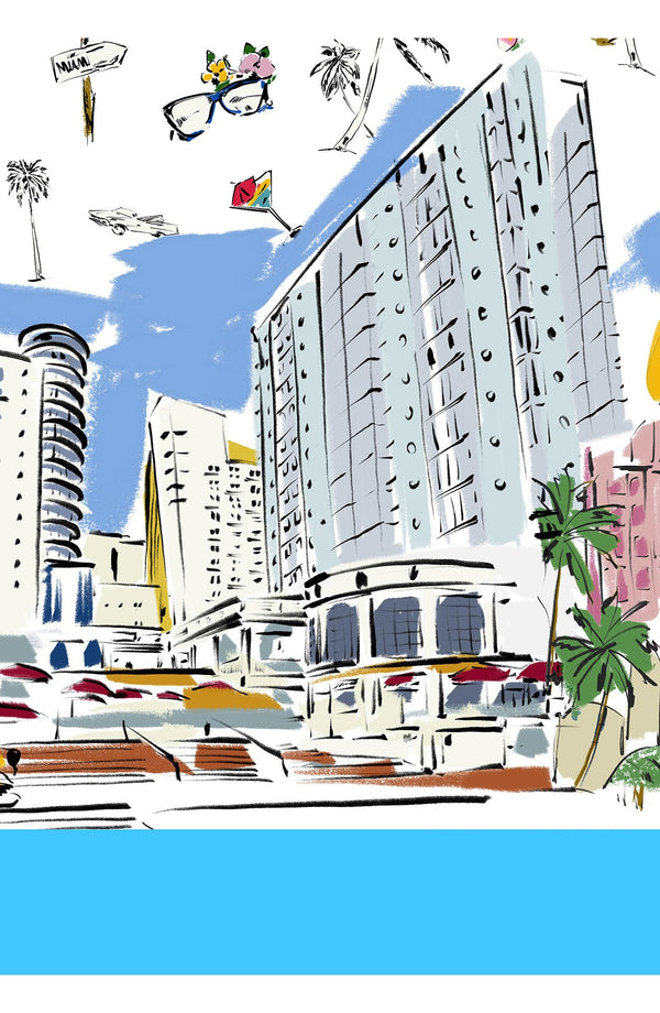 Abelia Dress Crew Neck Sleeveless Midi Length Cotton Stretch (Monaco White)