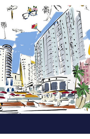 Audrey Dress #2 Shirt Collar 3/4 Sleeve Long Length Cotton Poplin (Monaco White)