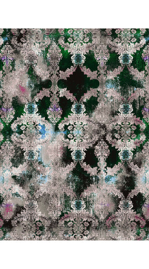 Sydney Shirt Long Sleeve & Sydney Pants Silk Twill (Morris Lace Dark)