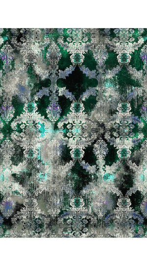 Sydney Shirt Long Sleeve & Sydney Pants Silk Twill (Morris Lace Dark)