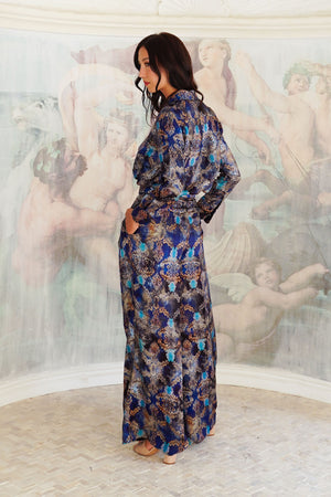 Pajama Shirt & Pajama Pants Silk Twill (Morris Velvet)