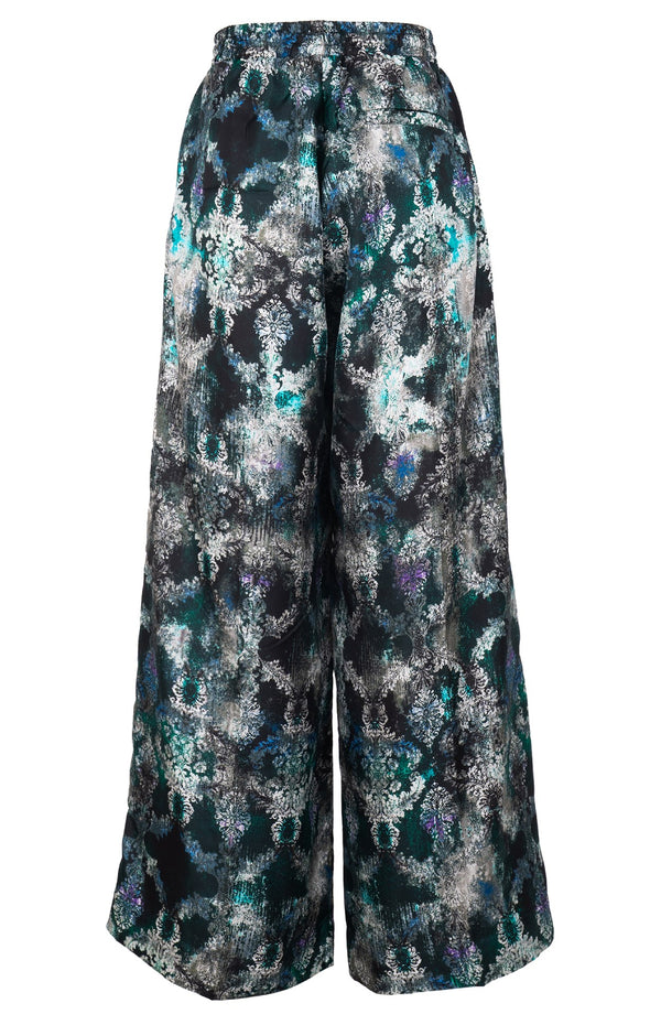 Leah Pants Silk Twill (Morris Lace Dark)