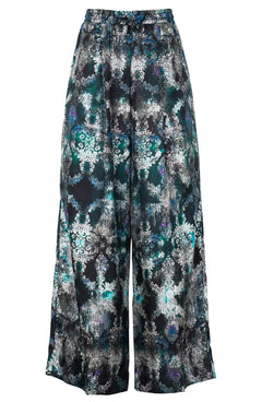 Leah Pants Silk Twill (Morris Lace Dark)