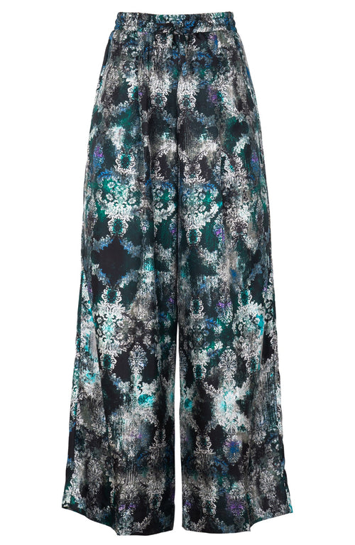 Leah Pants Silk Twill (Morris Lace Dark)