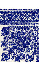 Anna Dress Boat Neck 3/4 Sleeve Ankle Length Cotton Musola (Morrocan Embroidery)