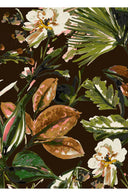 Leah Pants Silk Twill (Mozambique Flower Dark)
