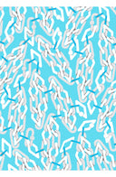 Audrey Dress #4 Shirt Collar 3/4 Sleeve Midi Length Cotton Musola (Multi Chain Pastel)