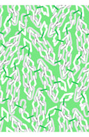 Audrey Dress #4 Shirt Collar 3/4 Sleeve Midi Length Cotton Musola (Multi Chain Pastel)