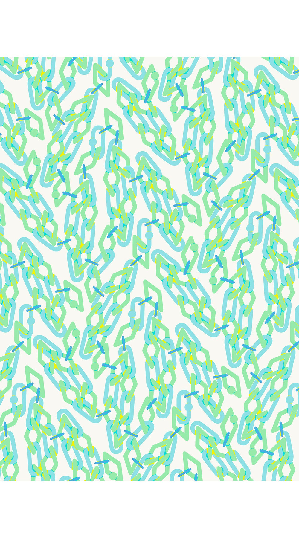 Amber Dress Shirt Collar 3/4 Sleeve Midi Length Poliamide Taffta (Multi Chain Small White)