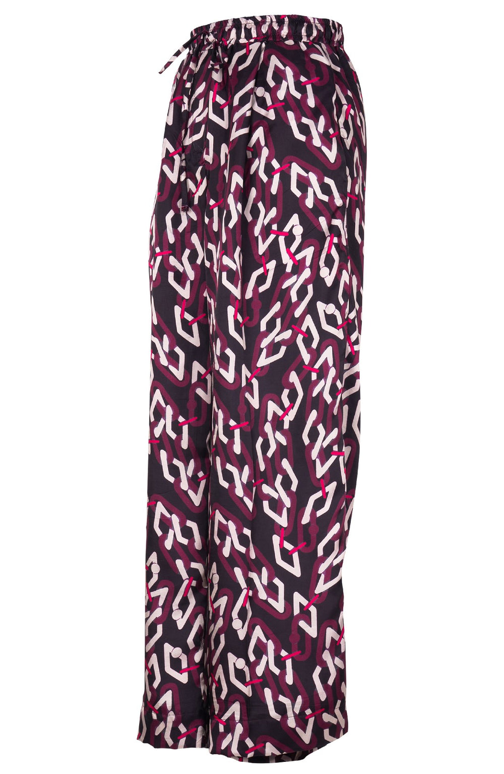 Leah Pants Silk Twill (Multi Chain Dark)