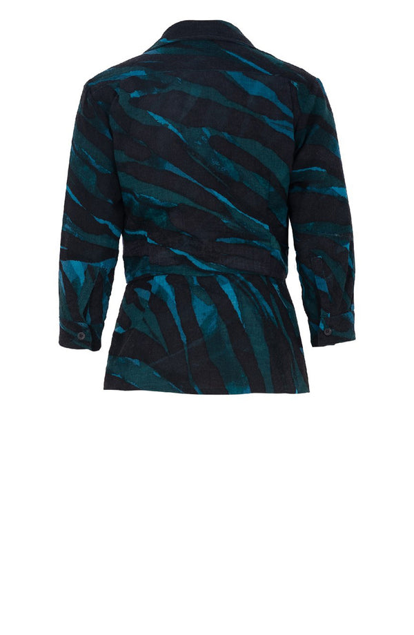 Samantha Shirt Poliamide Taffta (Multi Zebra Dark)