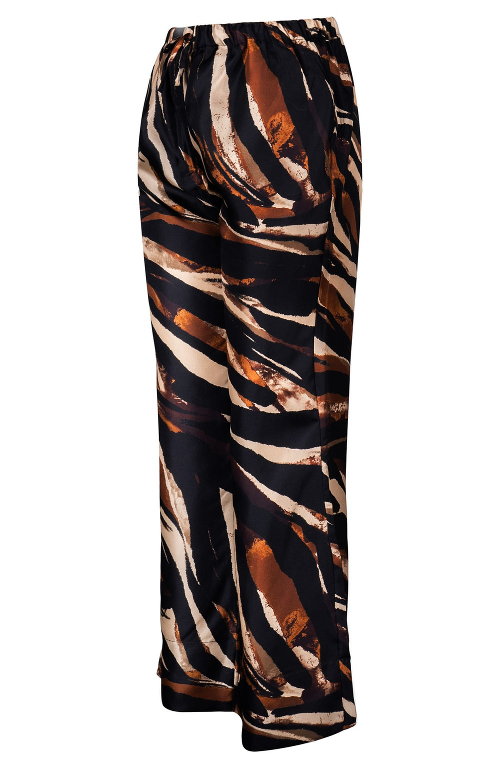 Pajama Pants Silk Twill (Multi Zebra Ivory)