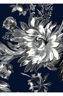 Samantha Skirt Midi Plus Length Poliamide Taffta (Mum Flower Dark)