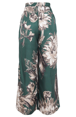 Leah Pants Poliamide Taffta (Mum Flower Dark)