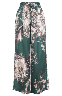 Leah Pants Poliamide Taffta (Mum Flower Dark)