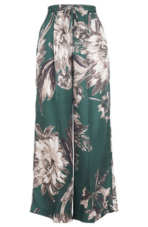Leah Pants Poliamide Taffta (Mum Flower Dark)