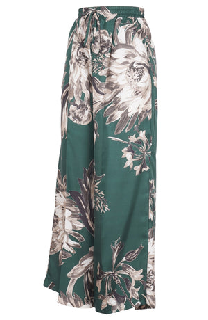 Leah Pants Poliamide Taffta (Mum Flower Dark)