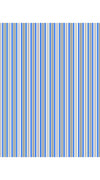 Aster Dress Shirt Collar 3/4 Sleeve Midi Length Poplin (Napoli Stripe Bright)