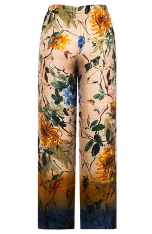 Pants Silk (Oriental Flower Ombre)