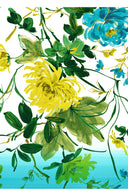 Pants Silk (Oriental Flower Ombre)