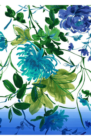 Pants Silk (Oriental Flower Ombre)