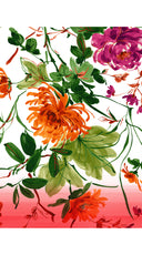 Pants Silk (Oriental Flower Ombre)