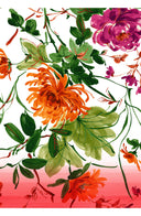 Pants Silk (Oriental Flower Ombre)