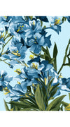 Aster  Dress Boat Neck Sleeveless Midi Length Cotton Musola (Paper Flower Ground)