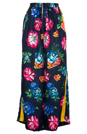 Leah Pants Silk Twill (Positano Flower Bright)