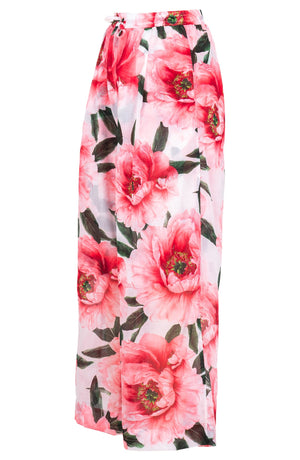 Leah Pants Cotton Musola (Pastel Magnolia White)
