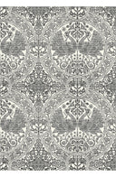 Aster Skirt #1 with Belt Midi Length Cotton Musola (Peacock Toile Pastel)