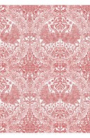 Aster Skirt #1 with Belt Midi Length Cotton Musola (Peacock Toile White)