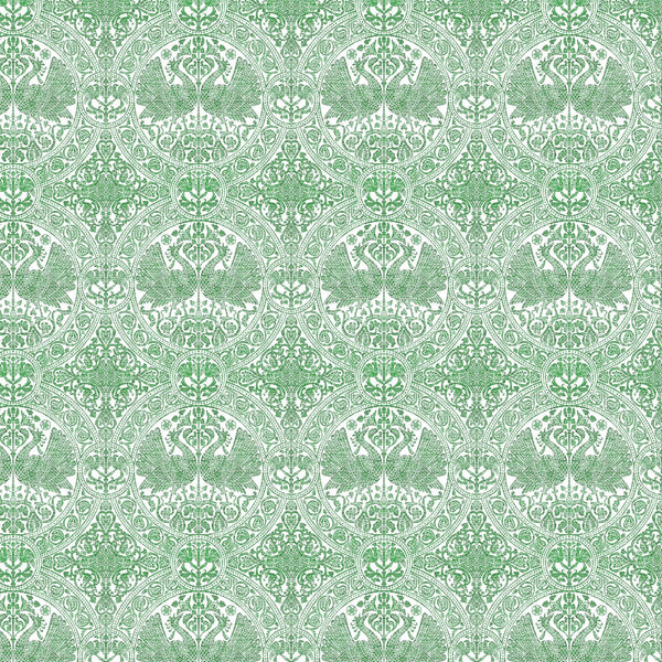 [Create Your Own] Cotton Musola (Peacock Toile White)
