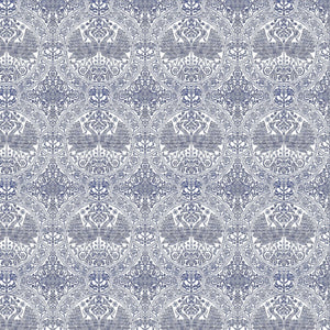 [Create Your Own] Cotton Musola (Peacock Toile White)