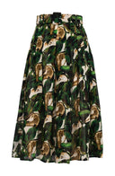 Zeller Skirt Midi Length Wool (Pear Harvest) - Ivory