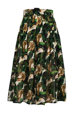 Zeller Skirt Midi Length Wool (Pear Harvest) - Ivory