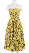 Aster Dress Tube Smock Band Strapless Midi Length Cotton Musola (Perssimon Bud Dusty)