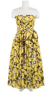 Aster Dress Tube Smock Band Strapless Midi Length Cotton Musola (Perssimon Bud Dusty)