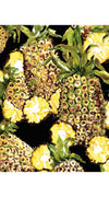 Melanie Dress #1 Crew Neck 1/2 Sleeve Midi Plus Length Cotton Musola (Pineapple Tree Small)