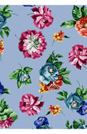 Leah Pants Silk Twill (Positano Flower Bright)