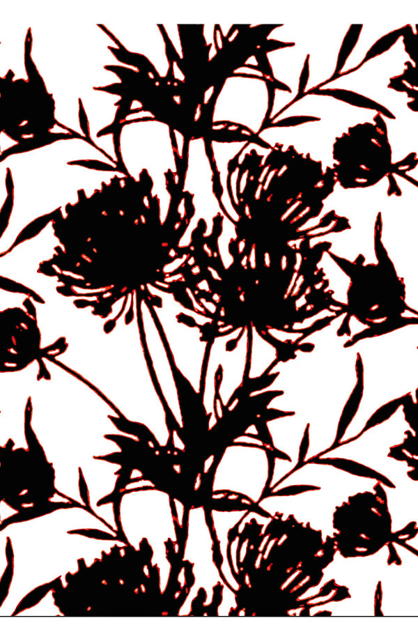 Aster Dress Boat Neck Sleeveless Midi Plus Length Cotton Musola (Primavery Silhouette White)