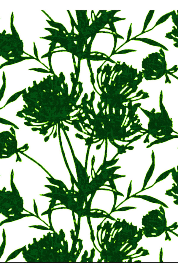 Aster Dress Boat Neck Sleeveless Midi Plus Length Cotton Musola (Primavery Silhouette White)