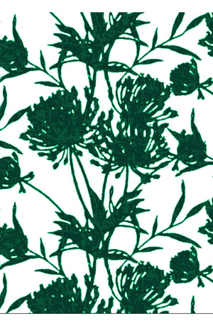 Aster Dress Boat Neck Sleeveless Midi Plus Length Cotton Musola (Primavery Silhouette White)