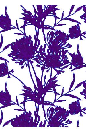 Aster Dress Boat Neck Sleeveless Midi Plus Length Cotton Musola (Primavery Silhouette White)