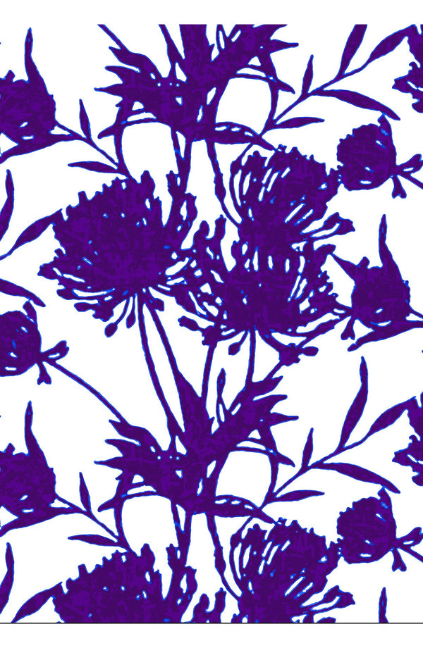 Aster Dress Boat Neck Sleeveless Midi Plus Length Cotton Musola (Primavery Silhouette White)