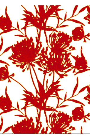 Aster Dress Boat Neck Sleeveless Midi Plus Length Cotton Musola (Primavery Silhouette White)