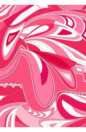 Audrey Dress #2 Shirt Collar 3/4 Sleeve Midi Length Cotton Stretch (Pucciesque Africani)