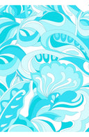 Audrey Dress #2 Shirt Collar 3/4 Sleeve Long Length Cotton Stretch (Pucciesque Graphic)